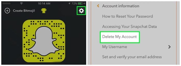 How to Delete Snapchat Account on iPhone