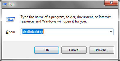 find recycle bin windows 7 - dialog box