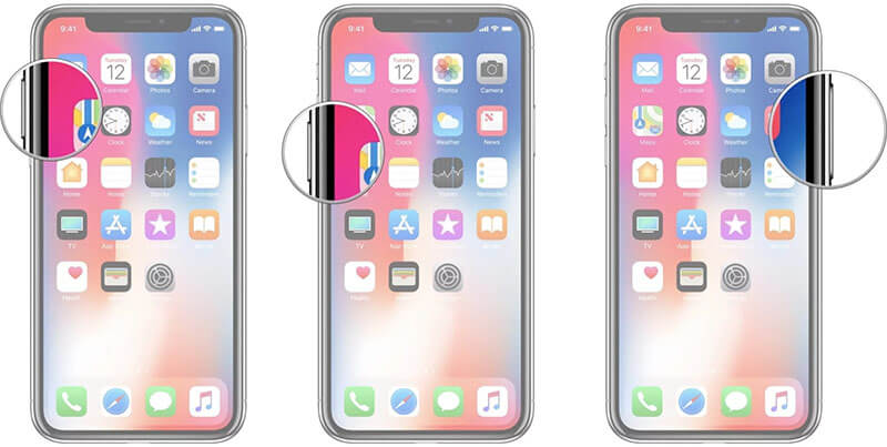 riavvio forzato iphone 8/x