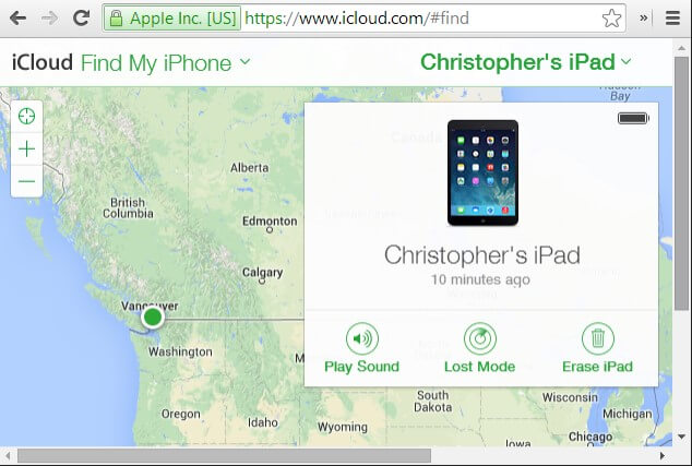 reset ipad mini - remotely erase device
