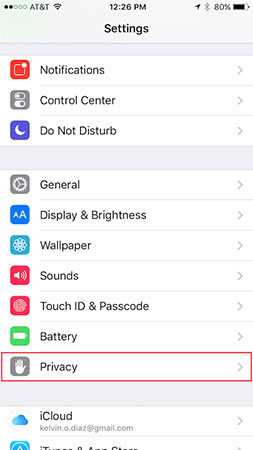 disable location