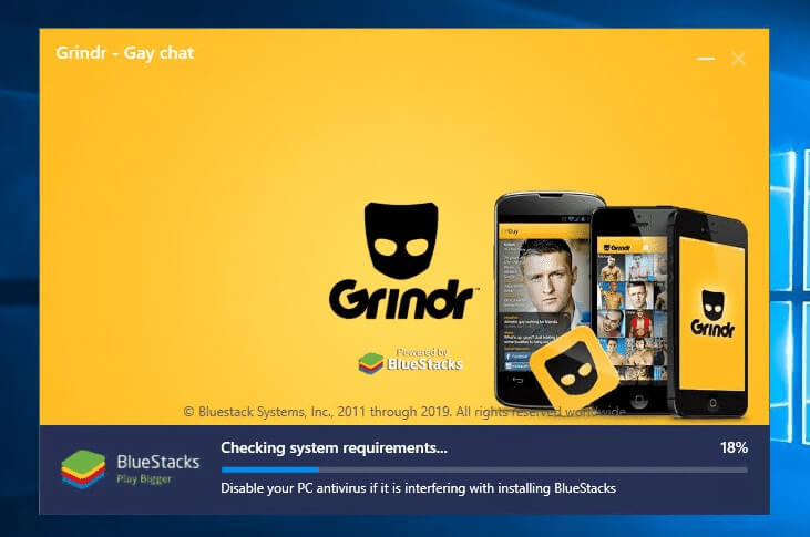 complete the installation of Grindr