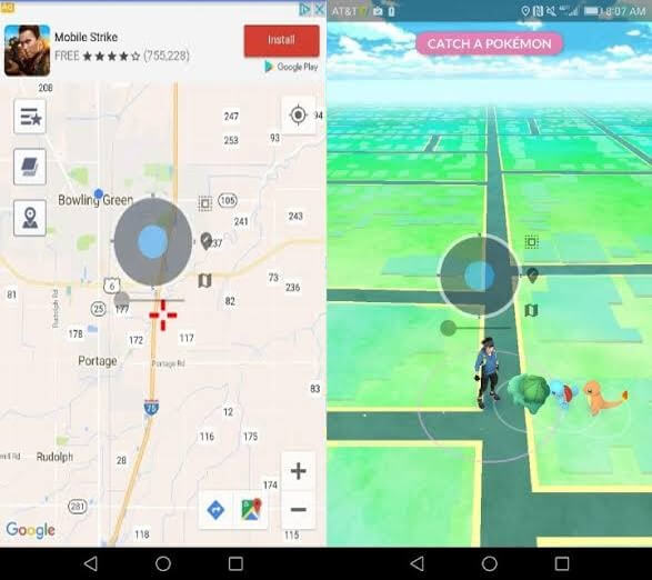 pokemon go fly android