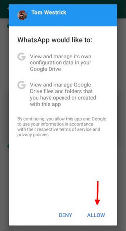 النسخ الاحتياطي لـ WhatsApp إلى Google Drive على Android 2