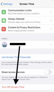 conten privacy restrictions