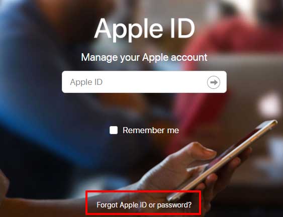 apple id oder passwort vergessen