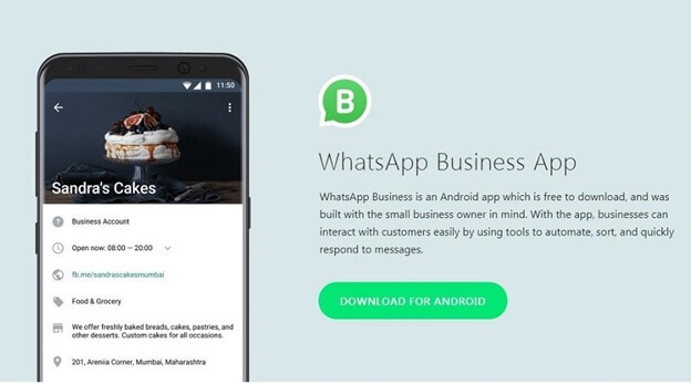 what is the whatsapp business account