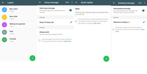 ferramenta de mensagens do WhatsApp Business