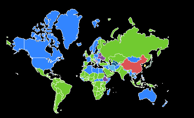 whatsapp usage on the world