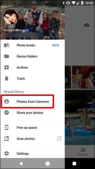 accessing shared photo libraries