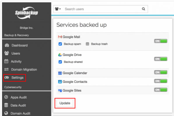 backup google account 2