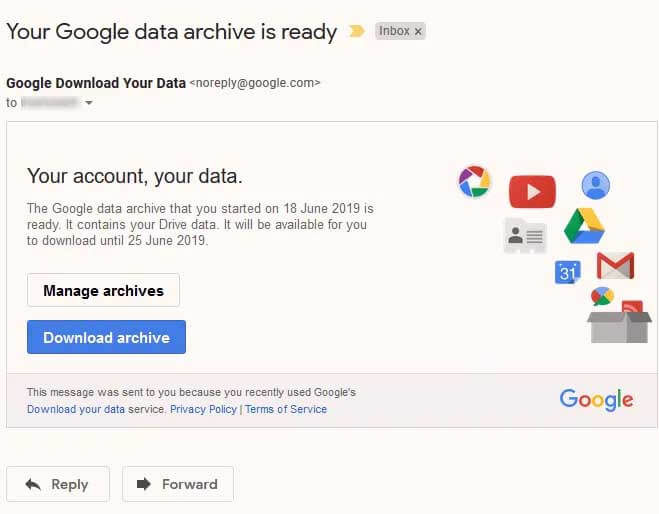 google takeout 8