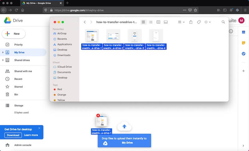 transfer on non-windows computers