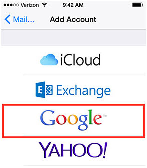 Sincronizza i contatti iPhone direttamente su Gmail