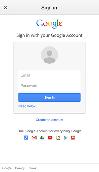 use o app oficial do gmail em vez do app mail
