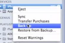 como fazer o backup do ipad para mac itunes 12