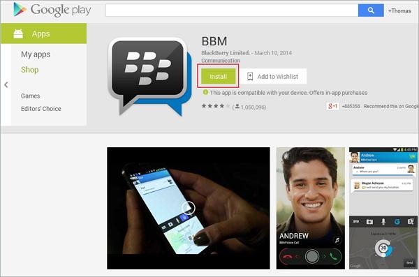 como mudar do blackberry para android