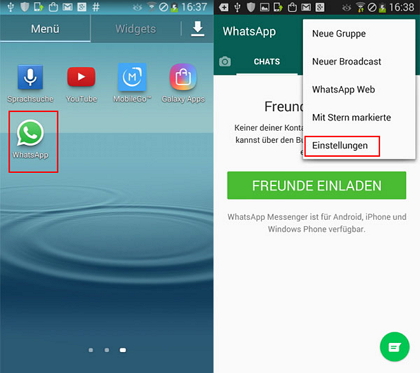 WhatsApp Backup in Google Drive erstellen