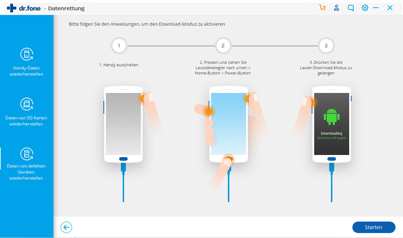 Wie man ein gebricktes Android Handy und Tablet repariert