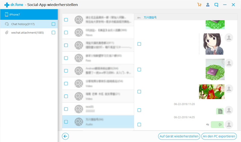WeChat auf den PC exportieren
