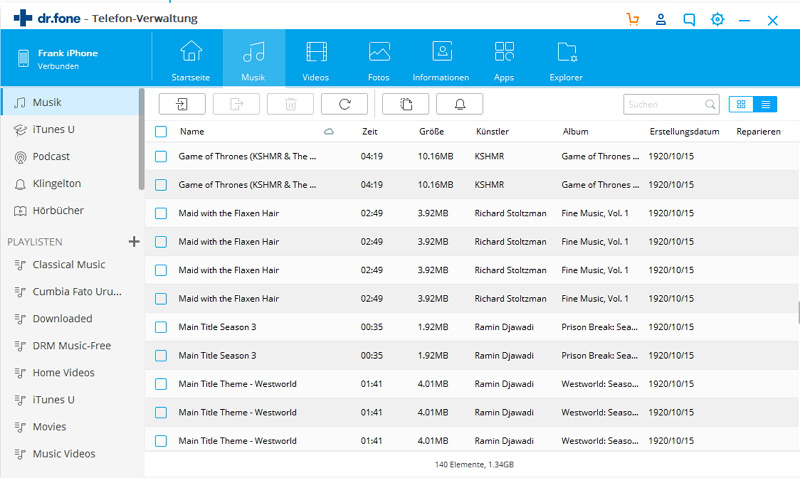 So übertragen Sie Musik vom iPod nano auf den Computer - Musik auf den PC