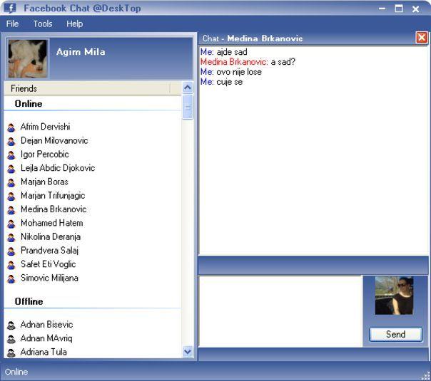 Facebook Messenger für Windows und die Alternative Facebook Chat @Desktop