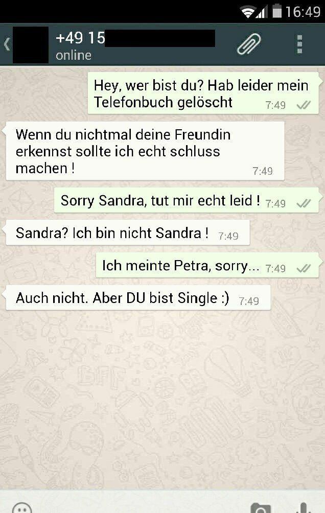 Mann anschreiben whatsapp