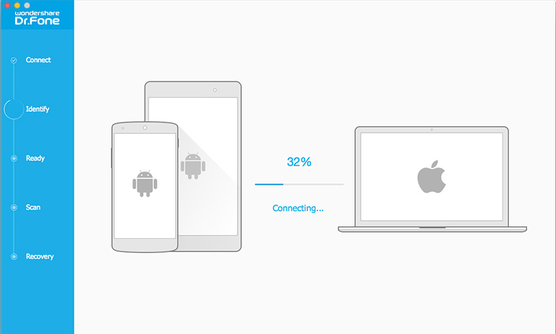 conecta teléfono android a Mac