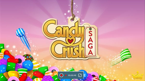 gravar candy crush saga