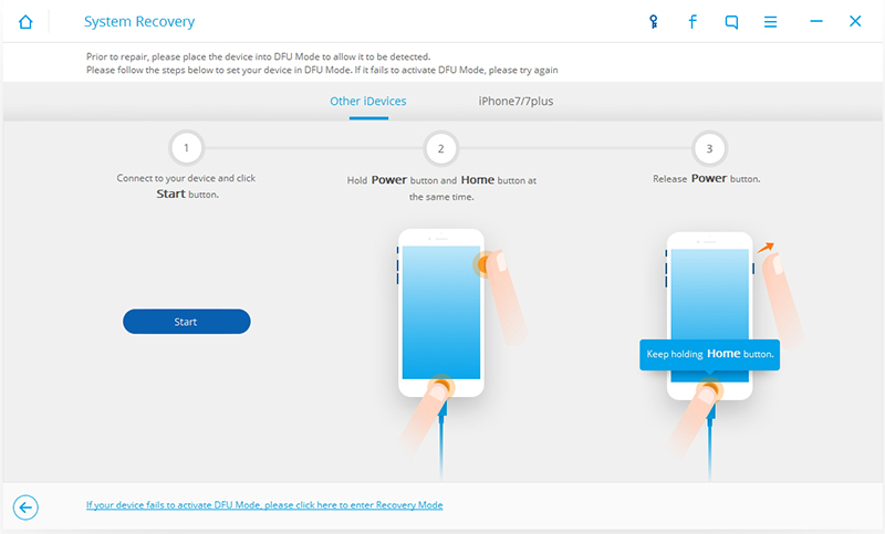 Restauration de l'iPhone/iPad/iPod depuis le mode DFU-entrer en mode DFU