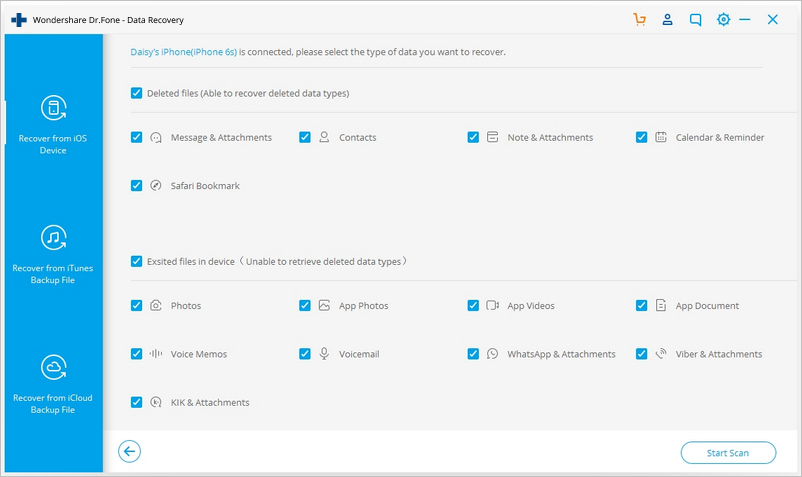 backup file to choose