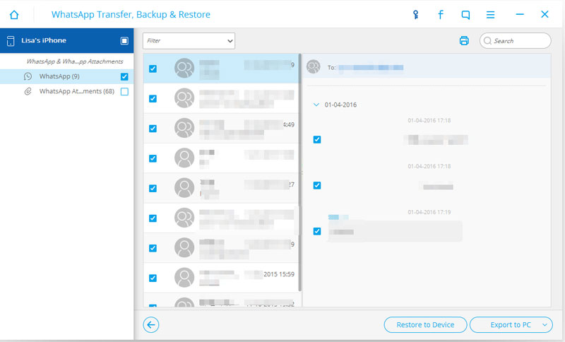 view backup file