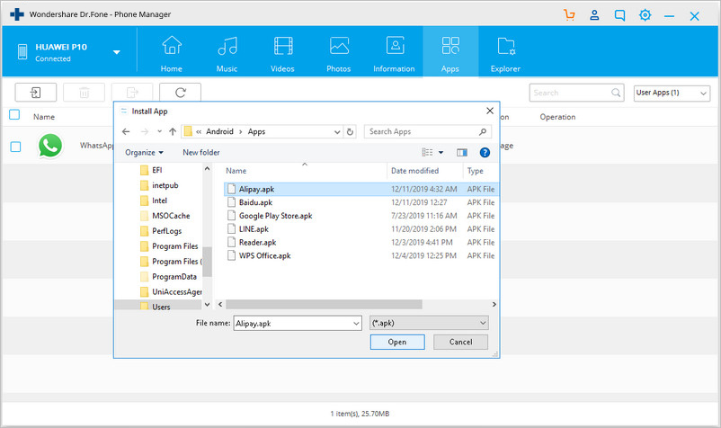 windows to android file transfer app