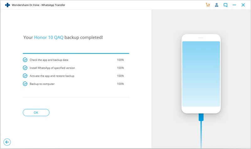 vérifier la sauvegarde WhatsApp à partir du PC