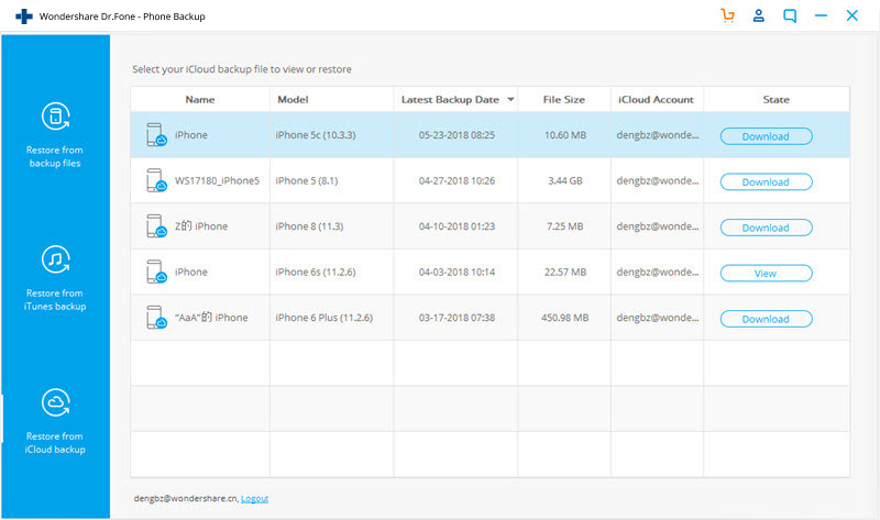 icloud to Android -download icloud backup
