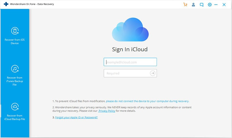 how to recover icloud data