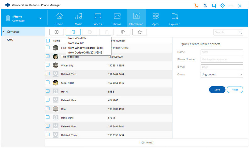 sincronizzazione outlook con iphone da tunesgo utilizzando