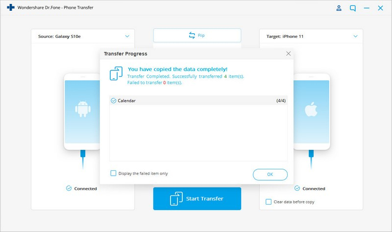 transfer data from Motorola to iPhone