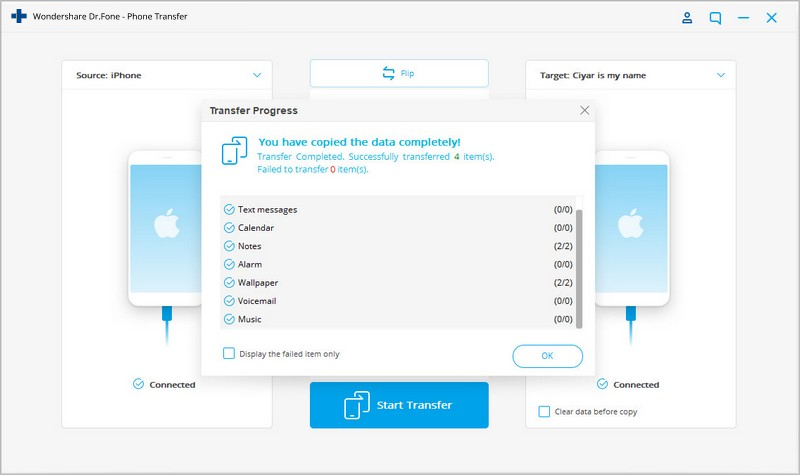 How to Transfer Photos from iPhone to iPhone without iCloud- Dr.Fone