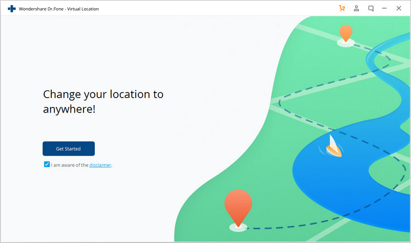 go to virtual location feature