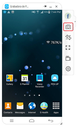 grabadora de pantalla Android - captura de pantalla  Android