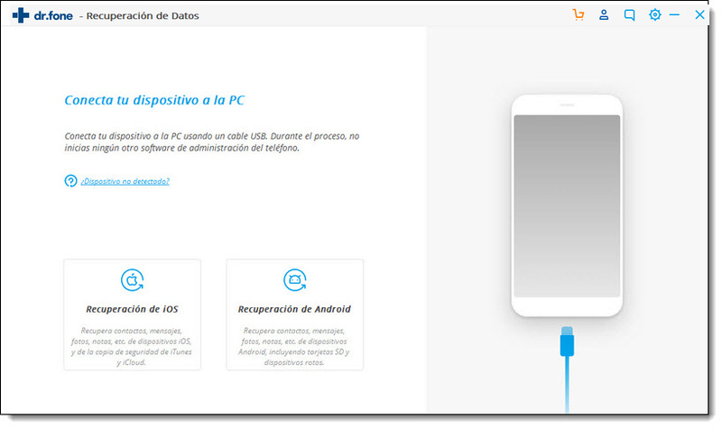 restaurar los datos desde teléfono android