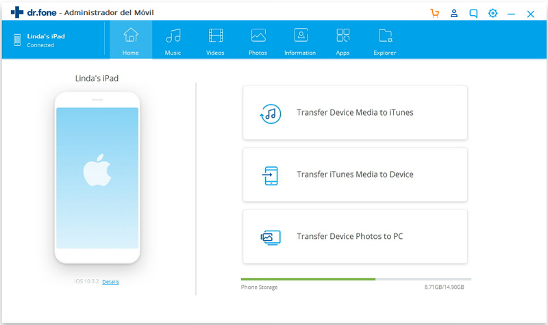 Transfer Photos from iPad to SD Card - Start TunesGo