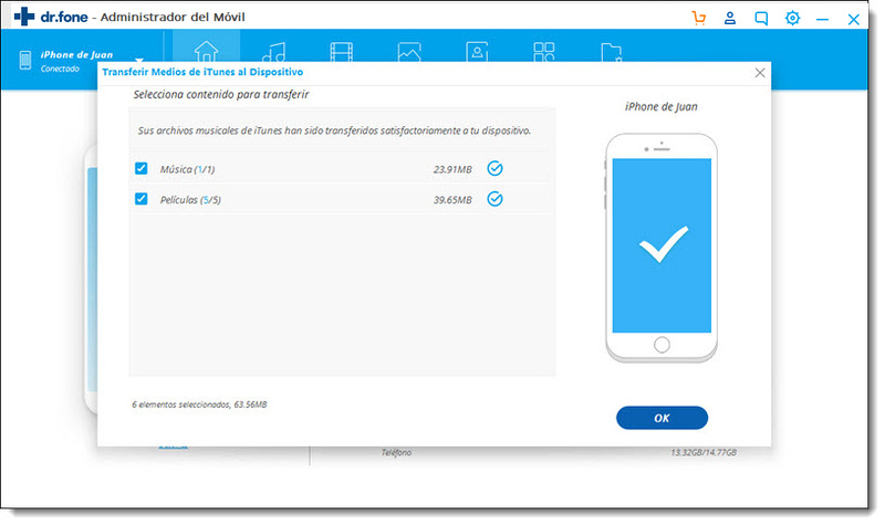 sync iTunes to android-transfer