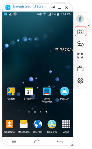 Enregistreur d'écran android - capture d'écran Android