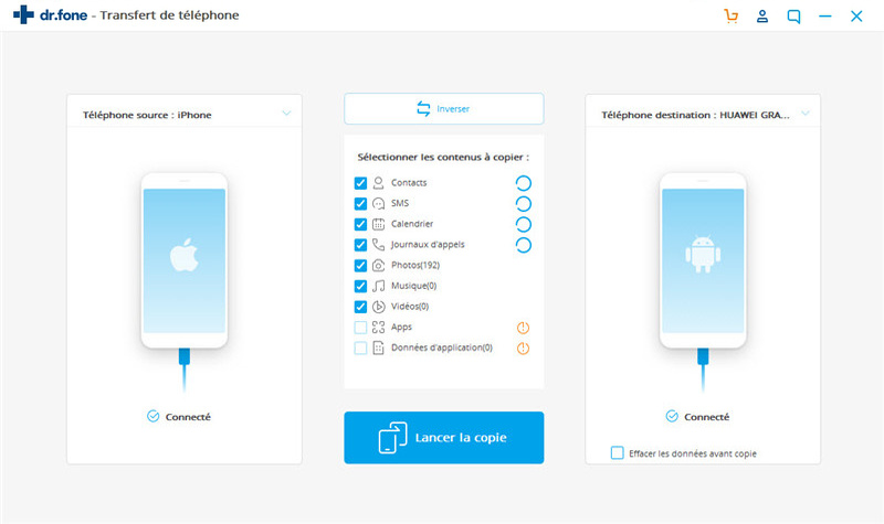 connecter deux appareils