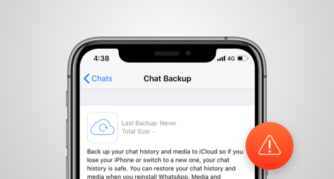 whatsapp chat backup not responding