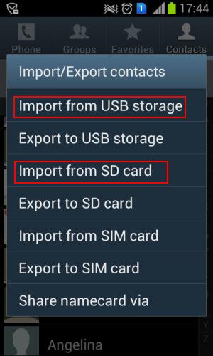 import contacts from icloud to android