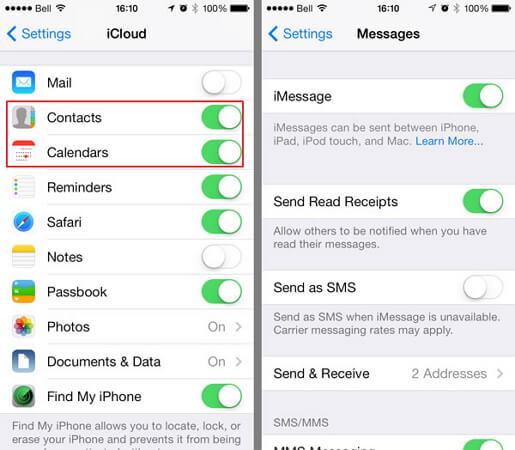 how to get contacts from icloud to android