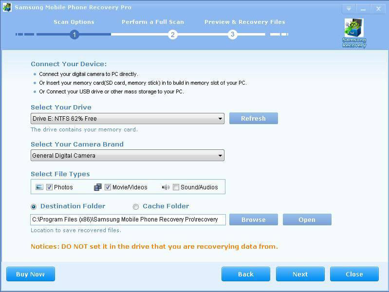 samsung mobile phone recovery pro